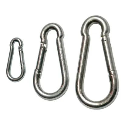 Karabinerhaken Form C, birnenförmig