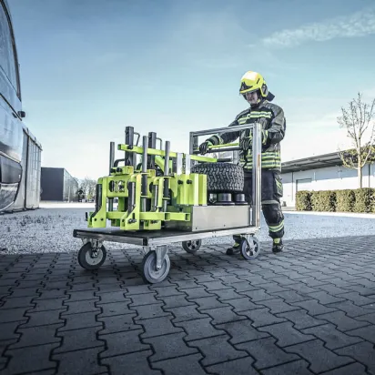Rollcontainer Off-Road-System