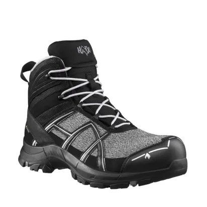 Schnürschuh BLACK EAGLE® SAFETY MID, schwarz/silber