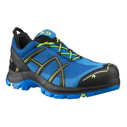 Schnürschuh BLACK EAGLE® SAFETY 40.1 LOW, blau/zitrusgelb