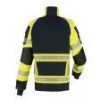 Einsatzjacke THL X-pro Solution, dunkelblau/leuchtgelb, Rückenaufdruck FEUERWEHR silber reflektierend