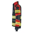 Einsatzjacke THL X-pro Solution, dunkelblau/rot, Rückenschild leuchtgelb