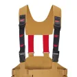 Hosenträgersystem für Einsatzhose X-Pro, gold