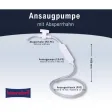 Ansaugpumpe mit Absperrhahn