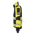 Einsatzjacke THL X-pro Solution, dunkelblau/leuchtgelb, Rückenaufdruck FEUERWEHR silber reflektierend
