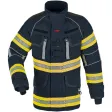 Einsatzjacke X-Pro Dynamic, dunkelblau, Rückenschild FEUERWEHR leuchtgelb