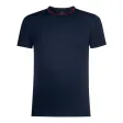 Herren T-Shirt, schwarzblau/rot, individualisierbar