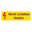Warnschild selbstklebend