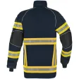 Einsatzjacke X-Pro Dynamic, dunkelblau, Rückenschild FEUERWEHR silber reflektierend
