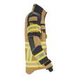 Einsatzjacke THL X-pro Solution, gold/dunkelblau, Rückenschild leuchtgelb