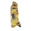 Einsatzjacke THL X-pro Solution, gold, Rückenaufdruck FEUERWEHR silber reflektierend