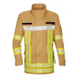 Einsatzjacke Fire-Jack II sand, Rückenaufdruck FEUERWEHR silber reflektierend