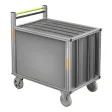 Rollcontainer Schlauch gebuchtet