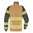 Einsatzjacke THL X-pro Solution, gold/dunkelblau, Rückenschild leuchtgelb