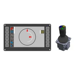 Ingebouwd display met kleine joystick