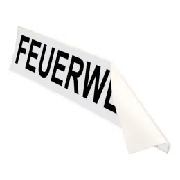 Klettschilder mit Aufdruck