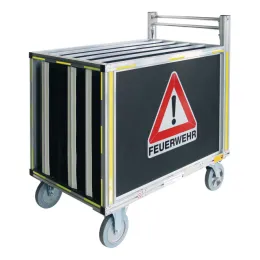 Markierungsset Rollcontainer, gelb fluoreszierend