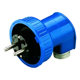 Schuko®-Winkelstecker 2P+E, 230 V/16 A