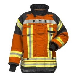 Einsatzjacke EVOLUTION Modell 109, orange/schwarzblau