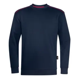 Sweatshirt, navy/rot
