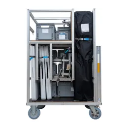 Rollcontainer Einsatzstellenhygiene