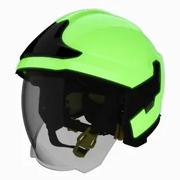 Feuerwehrhelm MSA GALLET F1, Visier klar