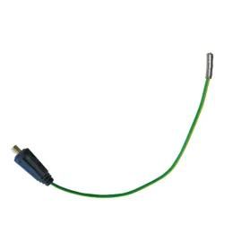 Geräteanschlusskabel, 400 mm, 6 mm², eine Seite Hülse, andere Seite Systemsteckverbinder-Stecker