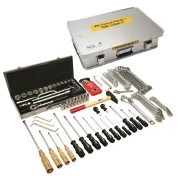 Gereedschapskist DIN 14800-WKM 1 in aluminium kist DIN 14880-3-LM
