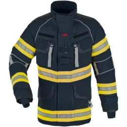Einsatzjacke X-Pro Dynamic, dunkelblau, Rückenschild FEUERWEHR silber reflektierend