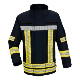 Einsatzjacke Fire-Jack II blue, Rückenschild FEUERWEHR leuchtgelb
